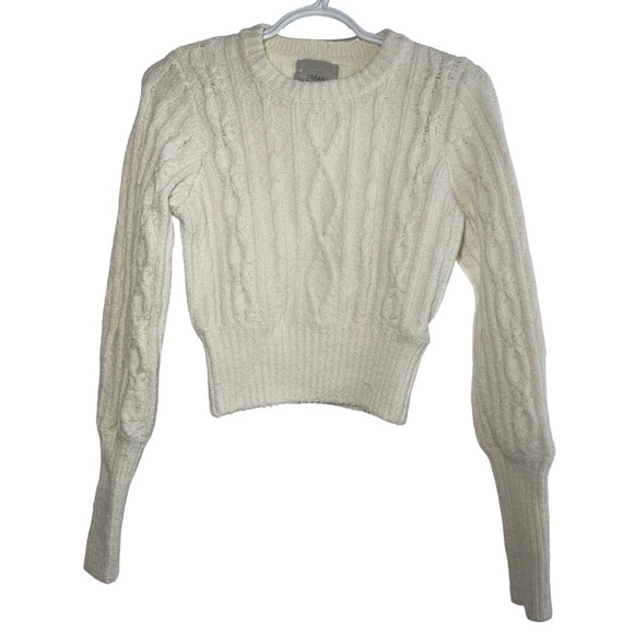 Urban Outfitters White Cable Knit Sweater - Picture 4 of 8